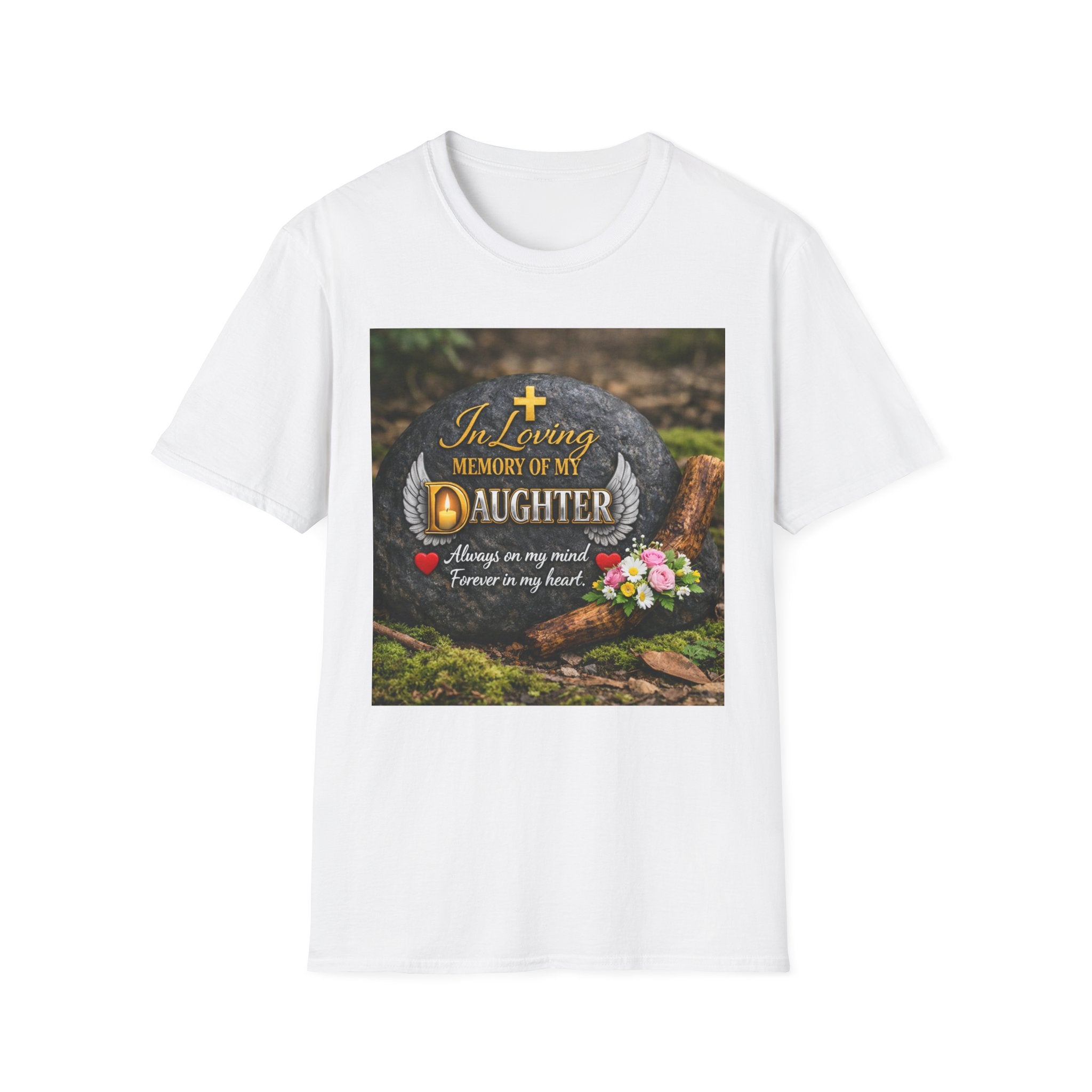 Memorial "In Loving Memory of My Daughter" T-Shirt - Personalization Available -