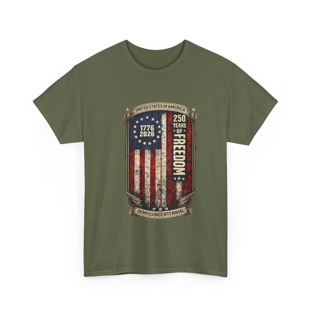 Independence Day Special — Includes Larger Sizes - Clean Classic Cotton T-Shirt - Personalization Available -