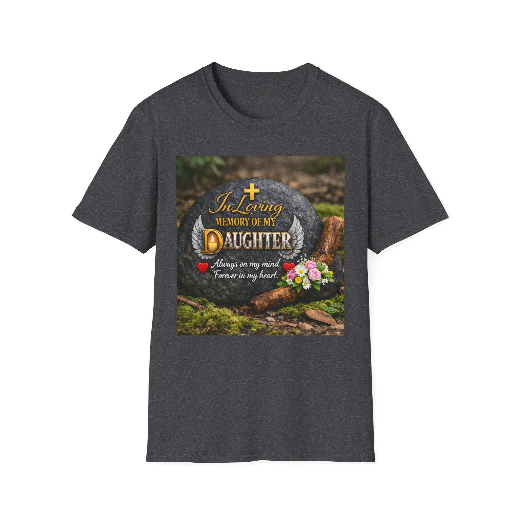 Memorial "In Loving Memory of My Daughter" T-Shirt - Personalization Available -