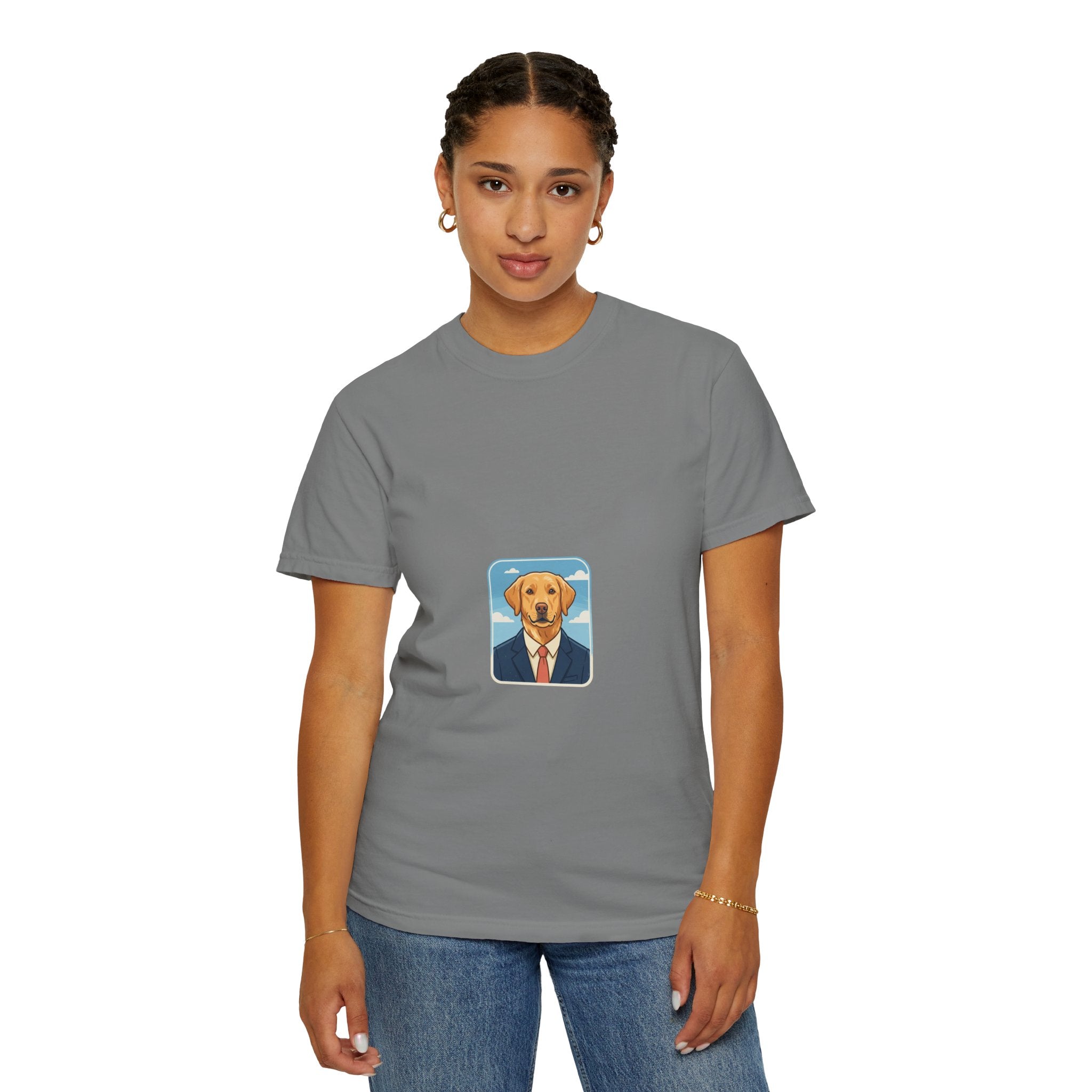Labrador in a Suit T-Shirt — Funny Professional Dog Graphic Tee