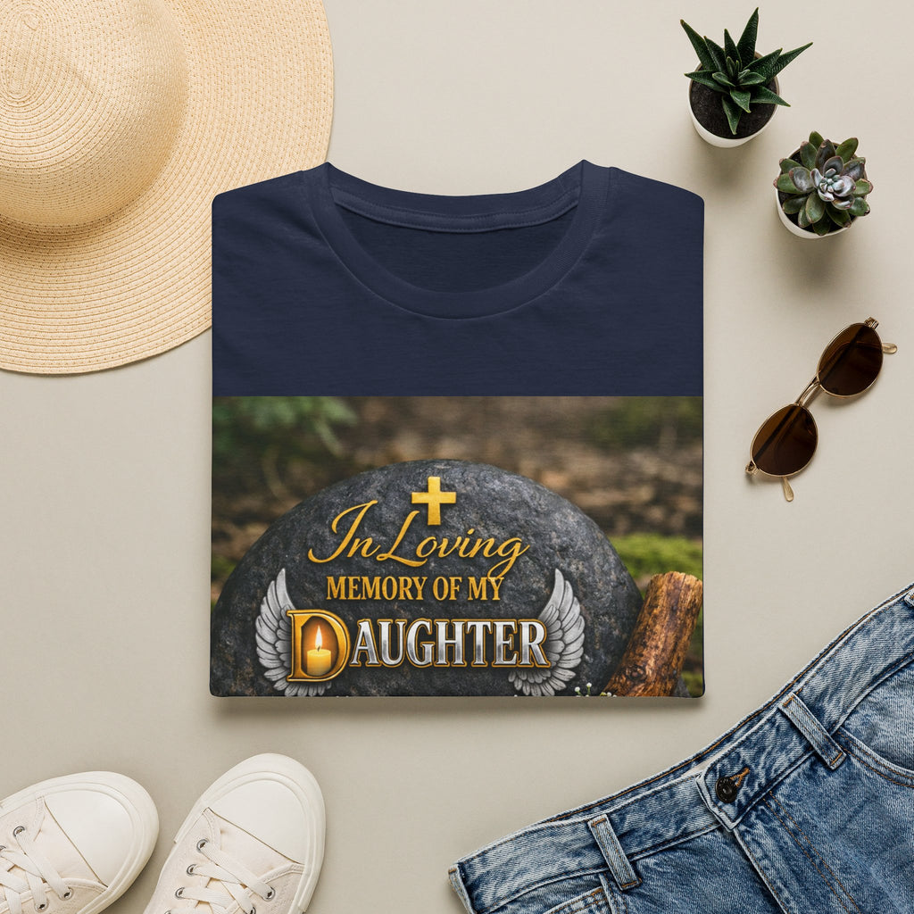 Memorial "In Loving Memory of My Daughter" T-Shirt - Personalization Available -