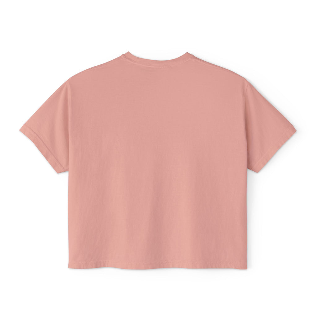 Women’s Boxy Tee – Minimal Paw Print Design, Cute Cat & Dog Lover Shirt