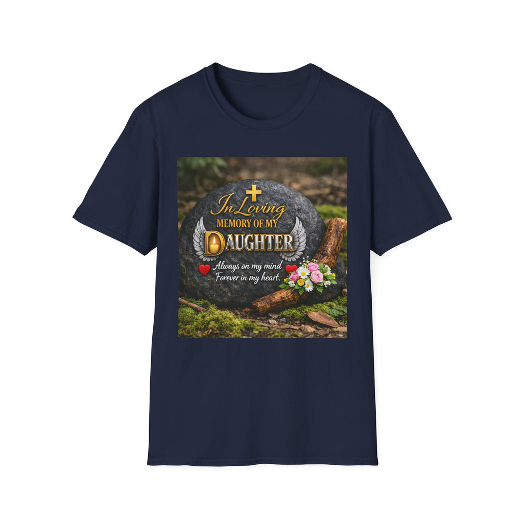 Memorial "In Loving Memory of My Daughter" T-Shirt - Personalization Available -