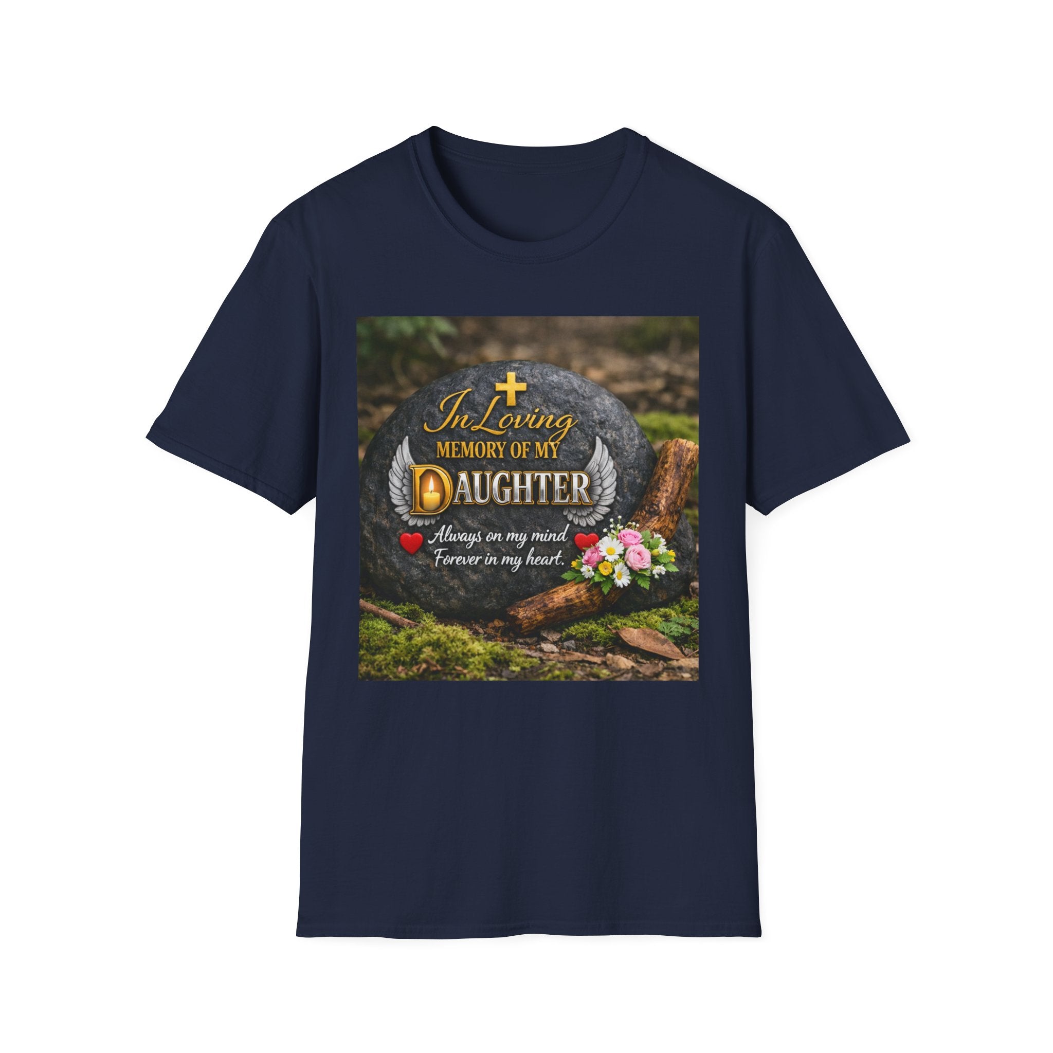 Memorial "In Loving Memory of My Daughter" T-Shirt - Personalization Available -