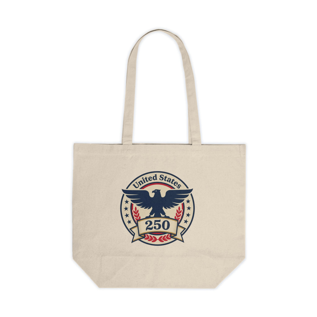 Canvas Tote - United States 250 Eagle Crest Patriotic Shopper