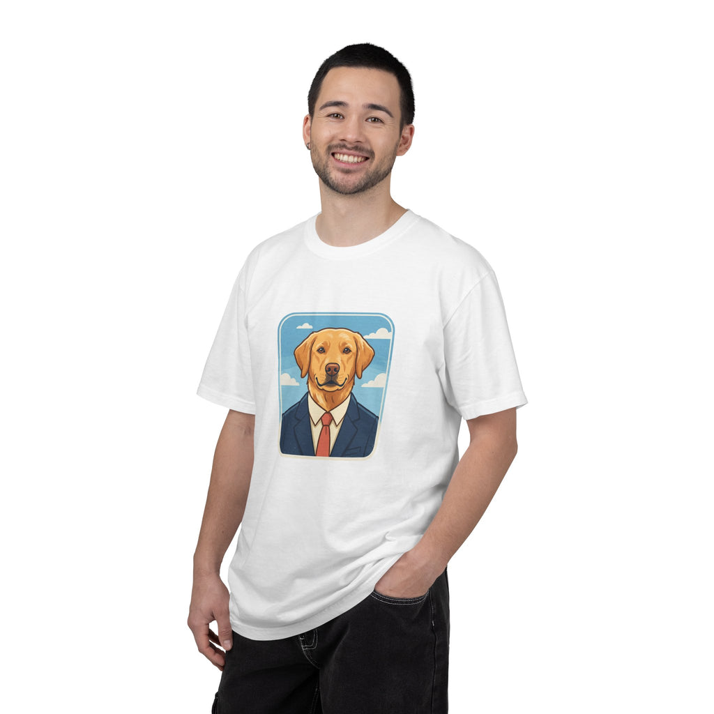 Labrador in a Suit T-Shirt — Funny Professional Dog Graphic Tee