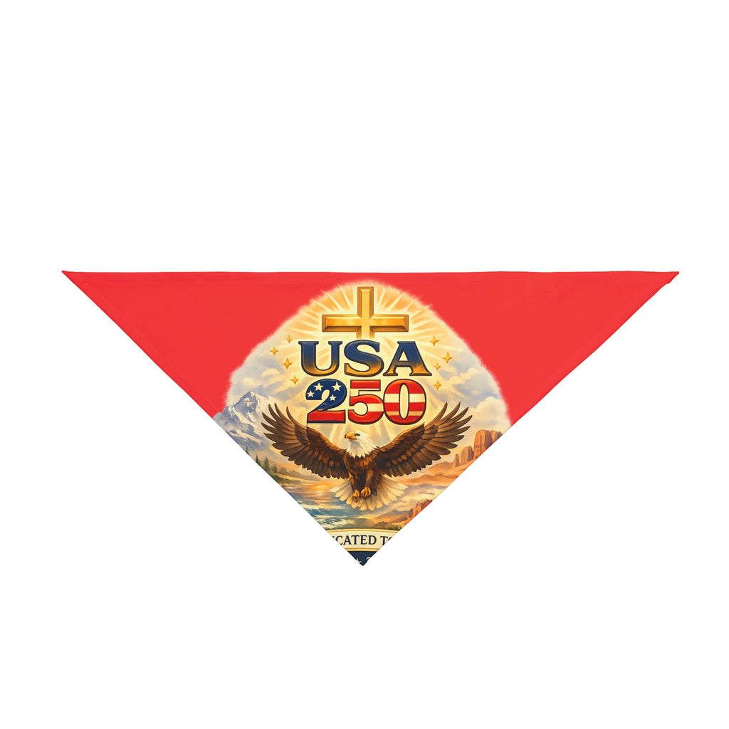 Fourth of July Pet Bandana — Patriotic Fireworks Dog & Cat Accessory