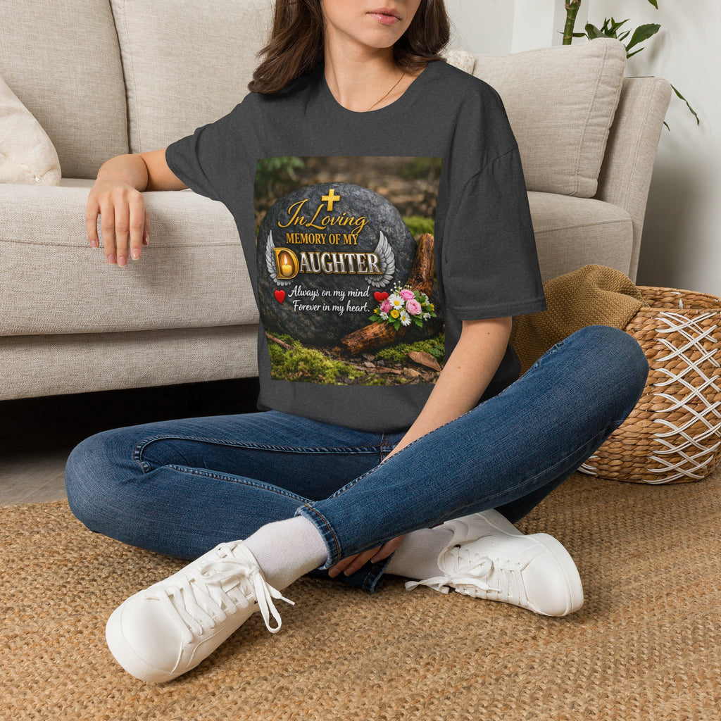 Memorial "In Loving Memory of My Daughter" T-Shirt - Personalization Available -