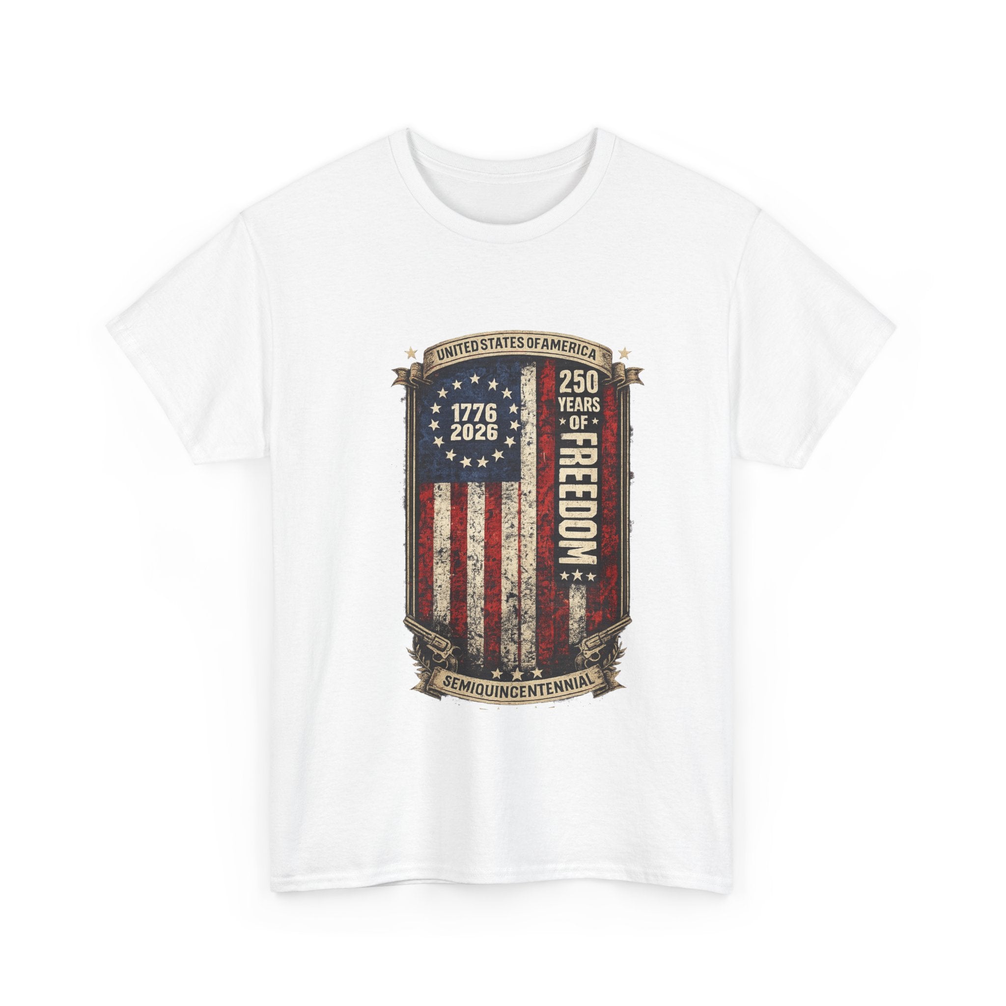 Independence Day Special — Includes Larger Sizes - Clean Classic Cotton T-Shirt - Personalization Available -
