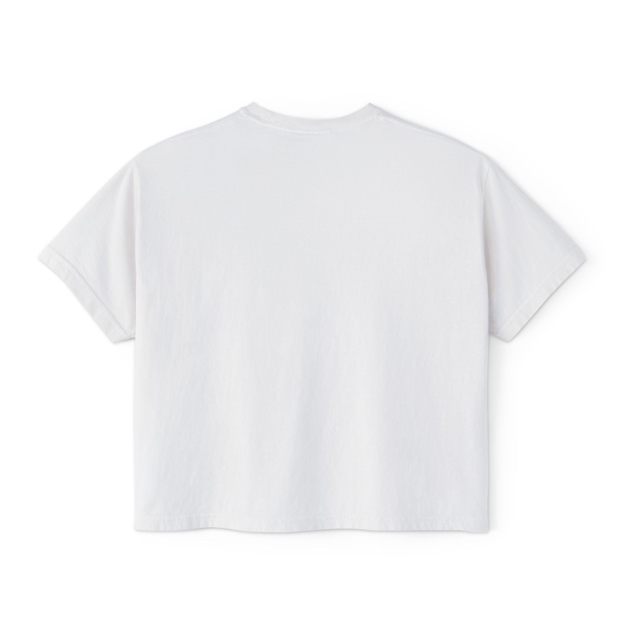 Women’s Boxy Tee – Minimal Paw Print Design, Cute Cat & Dog Lover Shirt