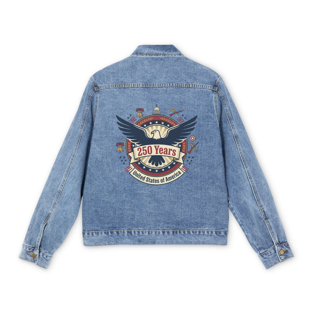 Denim Jacket — 250 Years Retro Crest Back Graphic