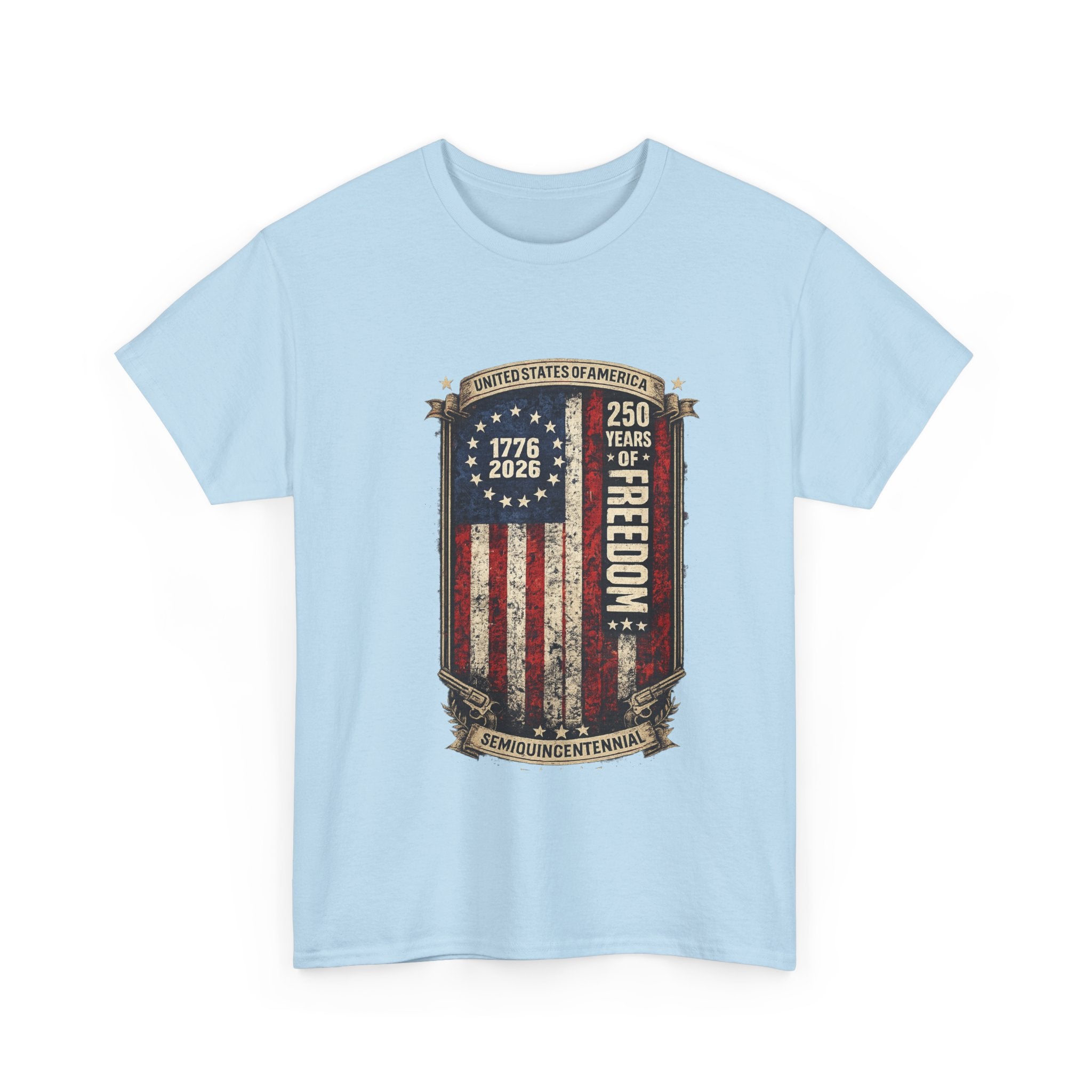 Independence Day Special — Includes Larger Sizes - Clean Classic Cotton T-Shirt - Personalization Available -