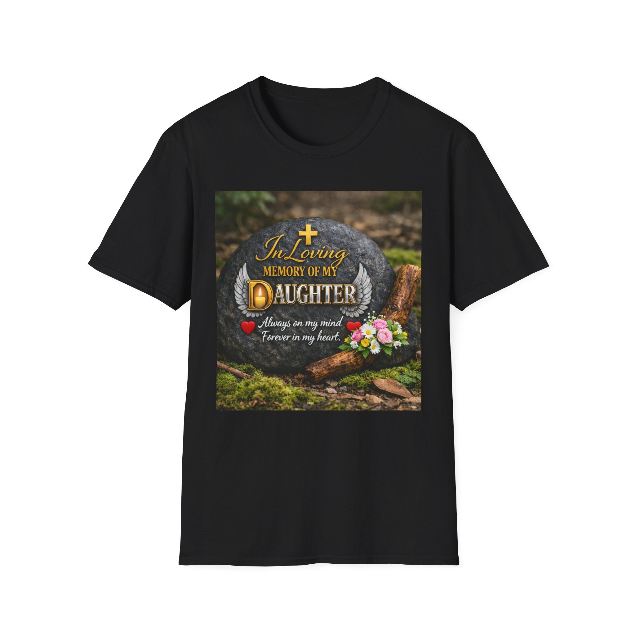 Memorial "In Loving Memory of My Daughter" T-Shirt - Personalization Available -