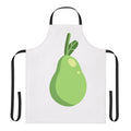 Green Pear Kitchen Apron — Cute Fruit Cooking Apron for Home Chefs & Gifts